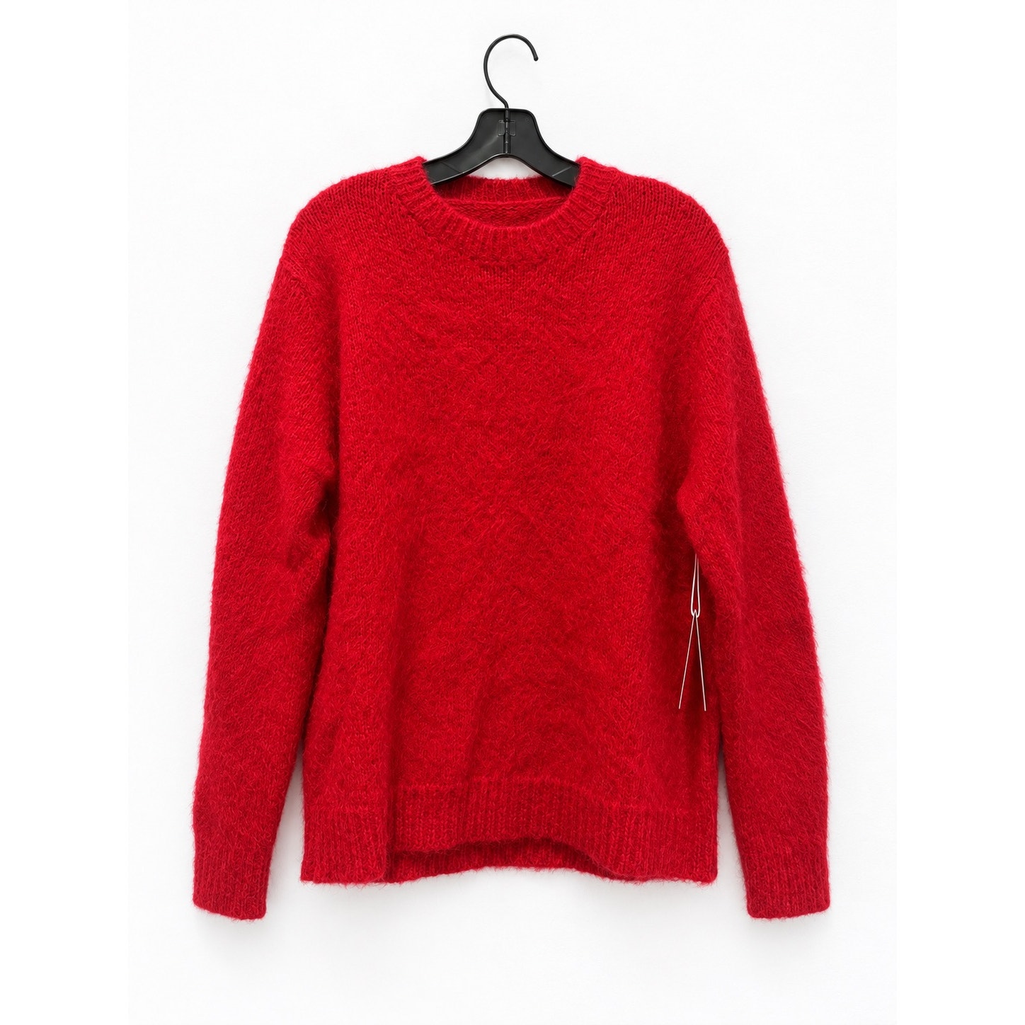 Nwt The Elder Statesman Thistle Simple Crew Red Alpaca Sweater S — image 7 of 8